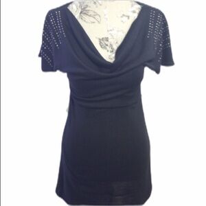 𝅺*l8ter Black Long Top S